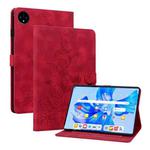 For Huawei MatePad Pro 11 2022 Lily Embossed Leather Tablet Case(Red)