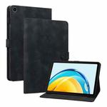 For Huawei MatePad SE 10.4 Lily Embossed Leather Tablet Case(Black)