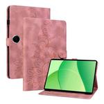 For OPPO Pad SE 11 inch Lily Embossed Leather Tablet Case(Pink)