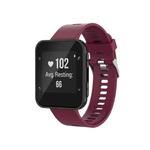 For Garmin ForeAthlete 35J / Forerunner 35J Silicone Watch Band(Wine Red)