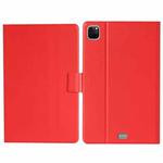 For iPad Pro 11 2024 Pure Color Smart Leather Tablet Case(Red)