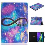 For iPad Pro 11 2024 Voltage Coloured Drawing Smart Leather Tablet Case(LOVE)