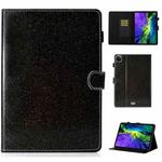 For iPad Pro 11 2024 Glitter Smart Leather Tablet Case(Black)