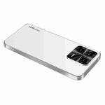 For Xiaomi 13 Pro AG Frosted Electroplating Acrylic Phone Case(Silver White)