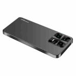 For Xiaomi 13 AG Frosted Electroplating Acrylic Phone Case(Black)