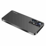 For Xiaomi 12 Pro AG Frosted Electroplating Acrylic Phone Case(Black)