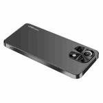 For Xiaomi Mi 11 AG Frosted Electroplating Acrylic Phone Case(Black)