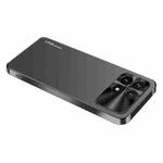 For Xiaomi Redmi K70E AG Frosted Electroplating Acrylic Phone Case(Black)