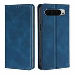 For Google Pixel 9 Pro XL Skin Feel Magnetic Leather Phone Case(Blue)