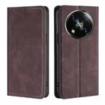 For Itel RS4 4G Skin Feel Magnetic Leather Phone Case(Dark Brown)