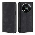 For Itel RS4 4G Skin Feel Magnetic Leather Phone Case(Black)