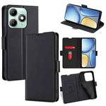 For itel A90 4G Ultra-thin Voltage Side Buckle Horizontal Flip Leather Phone Case(Black)