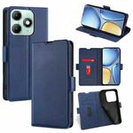 For itel A90 4G Ultra-thin Voltage Side Buckle Horizontal Flip Leather Phone Case(Blue)