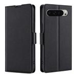 For Google Pixel 9 Pro XL Ultra-thin Voltage Side Buckle Horizontal Flip Leather Phone Case(Black)