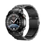 WS-20 1.43 inch IP67 Sport Smart Watch Support Bluetooth Call / Sleep / Blood Oxygen / Heart Rate / Blood Pressure Health Monitor, Steel Strap(Black)