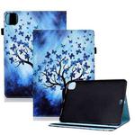 For iPad Pro 11 2024 Painted Elastic Band Smart Leather Tablet Case(Butterfly Tree)