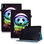 For iPad Pro 11 2024 Painted Elastic Band Smart Leather Tablet Case(Space Bear)