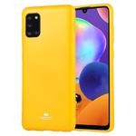 GOOSPERY JELLY Full Coverage Soft  Protective Case For Samsung Galaxy A31(Yellow)
