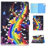 For iPad Pro 11 2024 Painted Stitching Smart Leather Tablet Case(Music Butterfly)