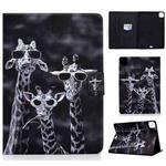 For iPad Pro 11 2024 Colored Drawing Horizontal Flip Tablet Leather Case(Three Deer)