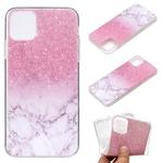 For iPhone 12 Pro Max Coloured Drawing Pattern Transparent TPU Protective Case(Marble)