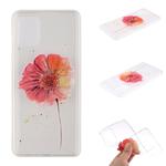 For Huawei Y5p Coloured Drawing Pattern Transparent TPU Protective Case(Flower)