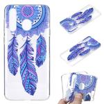 For Huawei Y6p Coloured Drawing Pattern Transparent TPU Protective Case(Windmill)