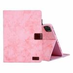 For iPad Pro 11 2024 Cloth Texture Leather Tablet Case(Pink)