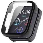 For SKG V9 PC + Tempered Film Integrated Watch Protective Case(Black)