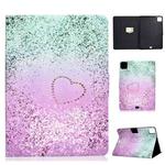 For iPad Pro 11 2024 Voltage Colored Drawing Smart Leather Tablet Case(Love Quicksand)