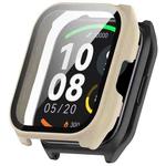 For Xiaomi HayLou Smart Watch 2 Pro PC + Tempered Film Integrated Watch Protective Case(Ivory White)