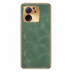 For Xiaomi Redmi K60 Ultra Electroplating Lambskin Leather Phone Case(Green)