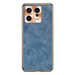 For Xiaomi 13 Pro Electroplating Lambskin Leather Phone Case(Blue)