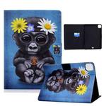 For iPad Pro 11 2024 Voltage Colored Drawing Smart Leather Tablet Case(Chimpanzee)