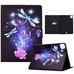 For iPad Pro 11 2024 Voltage Colored Drawing Smart Leather Tablet Case(Butterfly)