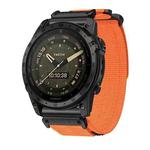 For Garmin MARQ Athlete Gen 2 22mm Two-Section Nylon Watch Band(Orange)