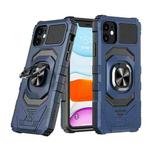 For iPhone 11 Magnetic Ring Holder Phone Case(Blue)