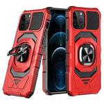 For iPhone 12 Pro Max Magnetic Ring Holder Phone Case(Red)
