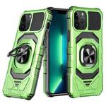 For iPhone 13 Pro Max Magnetic Ring Holder Phone Case(Green)