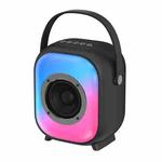 NR168D 10W Portable Outdoor Colorful Bluetooth Speaker Subwoofer(Black)