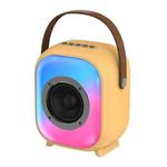 NR168D 10W Portable Outdoor Colorful Bluetooth Speaker Subwoofer(Coffee)