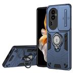 For OPPO Reno10 Pro+ 5G Camshield Ring Holder Phone Case(Royal Blue)