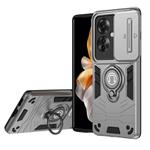 For OPPO Reno11 F / F25 Pro Camshield Ring Holder Phone Case(Grey)