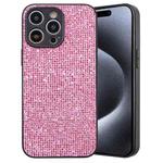 For iPhone 15 Pro Max Glitter Powder TPU Hybrid PC Phone Case(Pink)