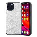 For iPhone 11 Pro Max Glitter Powder TPU Hybrid PC Phone Case(White)