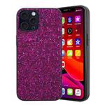 For iPhone 11 Pro Max Glitter Powder TPU Hybrid PC Phone Case(Purple)