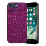 For iPhone 8 Plus / 7 Plus Glitter Powder TPU Hybrid PC Phone Case(Purple)