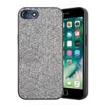 For iPhone SE 2022 / 2020 / 8 / 7 Glitter Powder TPU Hybrid PC Phone Case(Silver)