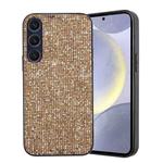 For Samsung Galaxy S24 5G Glitter Powder TPU Hybrid PC Phone Case(Gold)