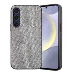 For Samsung Galaxy S24 5G Glitter Powder TPU Hybrid PC Phone Case(Silver)